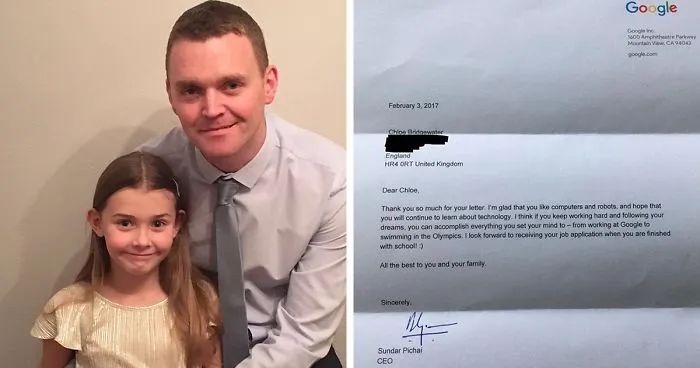 7-Year-Old Girl Applies For A Job At Google, Gets A Priceless Response Letter