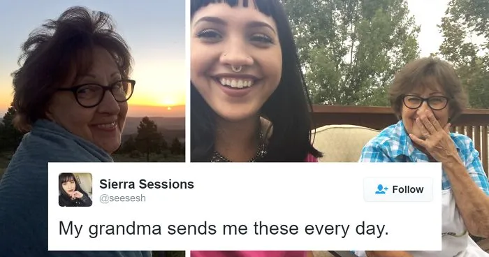 Grandma Sends Pics To Her Granddaughter Every Day, And They Will Make Your Day