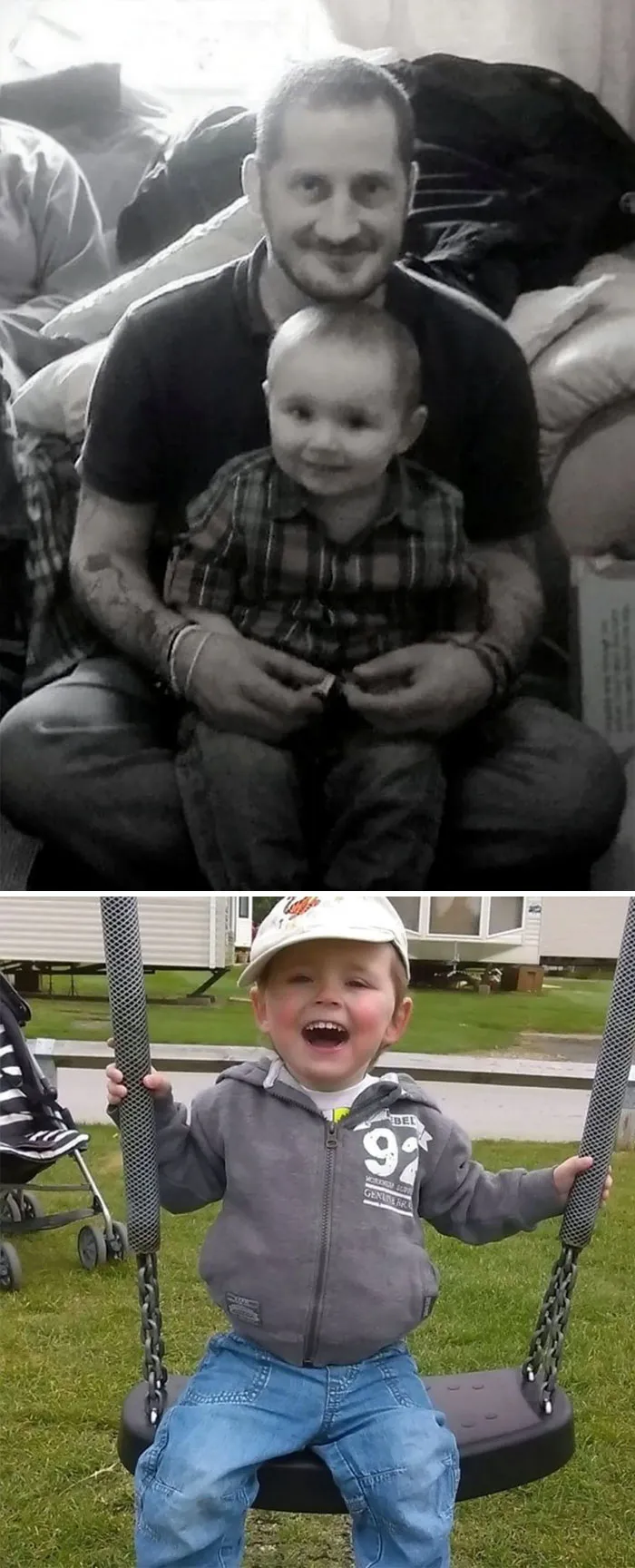 Este padre soltero enfermo terminal cumple su último deseo al encontrar una familia adoptiva para su hijo de 4 años antes de morir