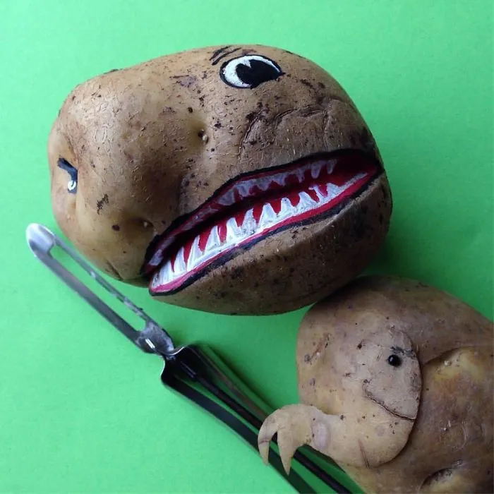 I Turn Fruits And Vegetables Into Art