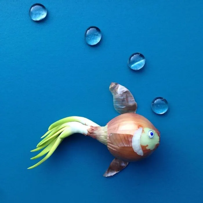 I Turn Fruits And Vegetables Into Art