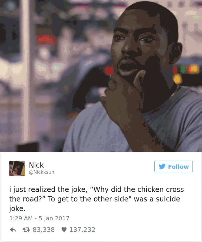 The Joke Takes A Dark Turn