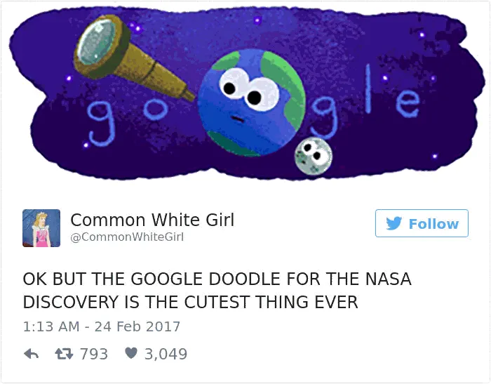 131 Priceless Reactions To NASA's Discovery Of 7 New Earth-Like Planets