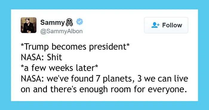 131 Priceless Reactions To NASA's Discovery Of 7 New Earth-Like Planets