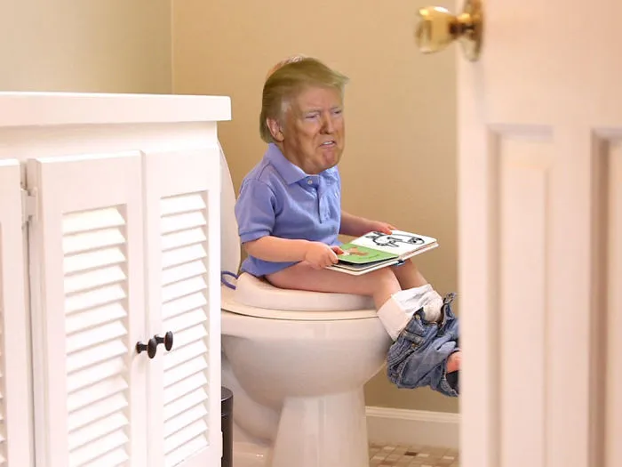 Trump en su trono