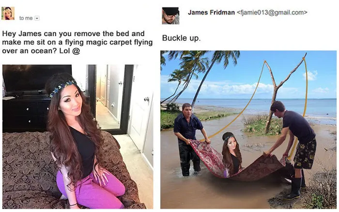 Photoshop Troll Who Takes Photo Requests Too Literally Strikes Again (29 New Pics)