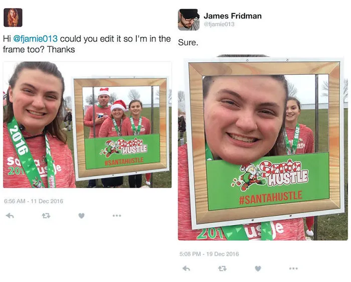 Photoshop Troll Who Takes Photo Requests Too Literally Strikes Again (29 New Pics)