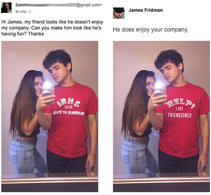 Photoshop Troll Who Takes Photo Requests Too Literally Strikes Again (29 New Pics)