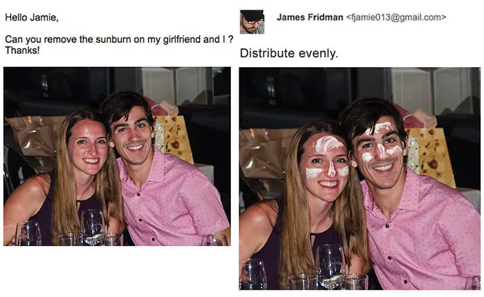 Photoshop Troll Who Takes Photo Requests Too Literally Strikes Again (29 New Pics)