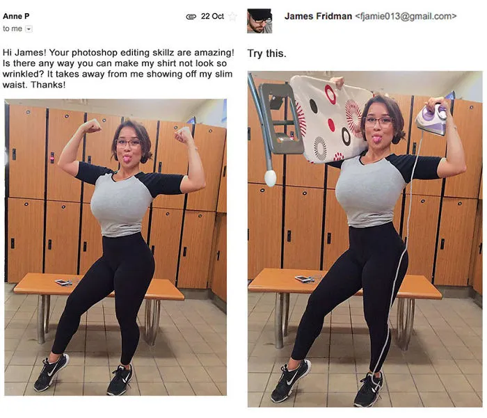 Photoshop Troll Who Takes Photo Requests Too Literally Strikes Again (29 New Pics)