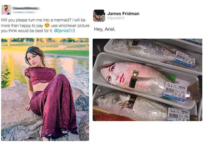 Photoshop Troll Who Takes Photo Requests Too Literally Strikes Again (29 New Pics)
