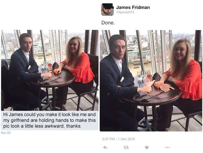 Photoshop Troll Who Takes Photo Requests Too Literally Strikes Again (29 New Pics)