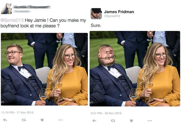 Photoshop Troll Who Takes Photo Requests Too Literally Strikes Again (29 New Pics)