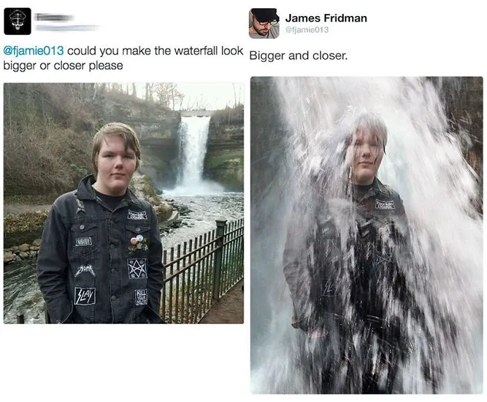 Photoshop Troll Who Takes Photo Requests Too Literally Strikes Again (29 New Pics)