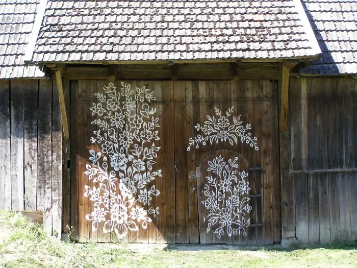 Little Polish Village Where Everything Is Covered In Colorful Flower Paintings