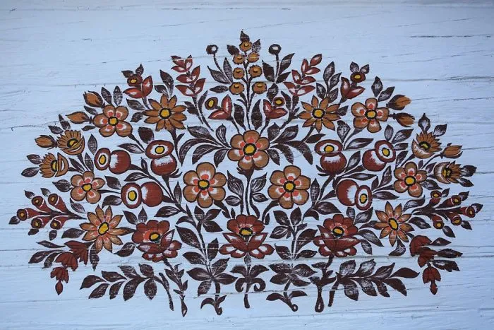 Little Polish Village Where Everything Is Covered In Colorful Flower Paintings