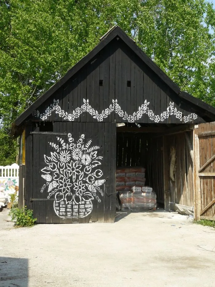 Little Polish Village Where Everything Is Covered In Colorful Flower Paintings