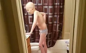 Mom Shares Photos Of Her 10-Year-Old Son Battling Cancer, And It Will Break Your Heart