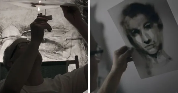 Steven Spazuk Uses Zippo Lighters To Create Flame Art
