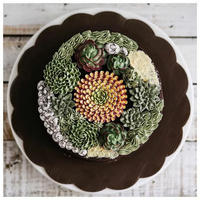 Succulent Cakes By Ivenoven Will Make Every Succulent Lover's Mouth Water