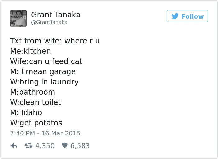 114 Marriage Tweets That Prove Husbands Are Just Big Children