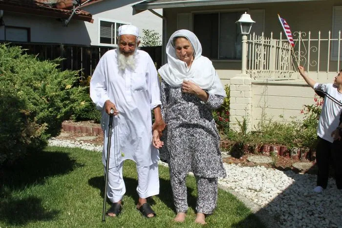 Mis abuelos siempre soñaron con venir a Estados Unidos y por fin lo lograron a los 96 años