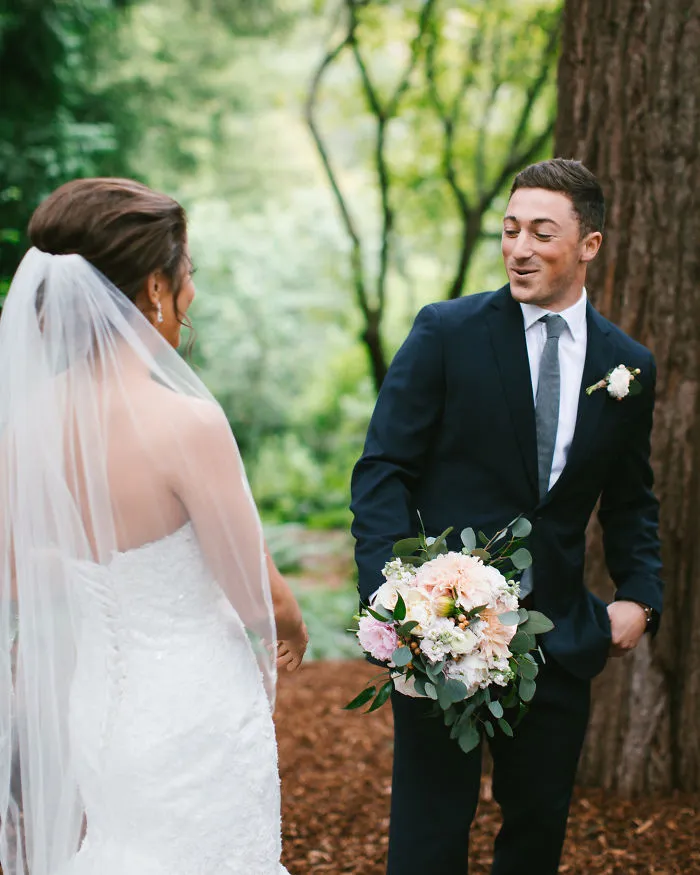 Me Right When I Saw My Wife For The First Time On Our Wedding Day