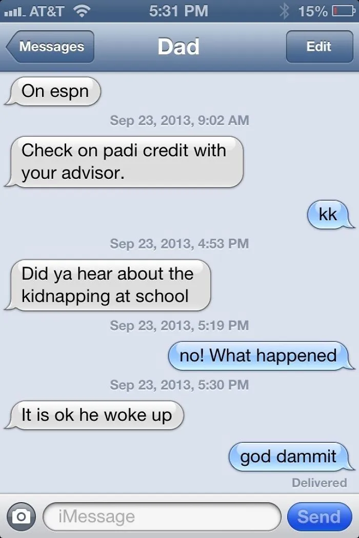 60 Of The Funniest Texts From Dads Ever