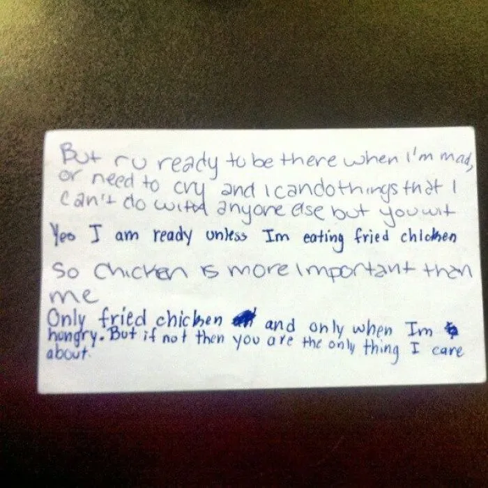My Friend Found This On The Floor Of Her 8th Grade Classrom