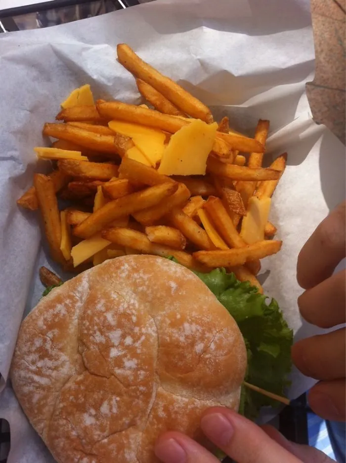 So I Asked For Cheese Fries With My Burger