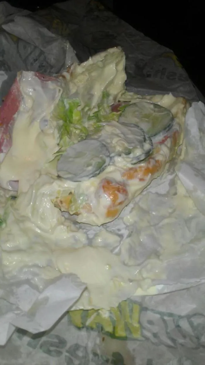 Asked For Extra Mayo In My Sandwich, Got This