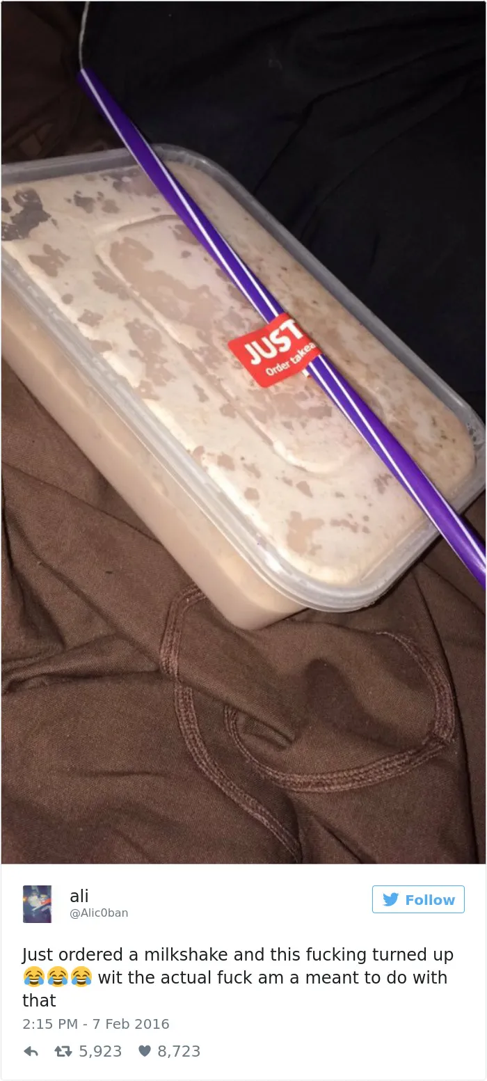 My Milkshake Came Out In A Box