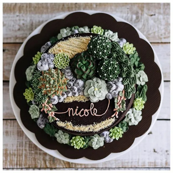 Succulent Cakes By Ivenoven Will Make Every Succulent Lover's Mouth Water