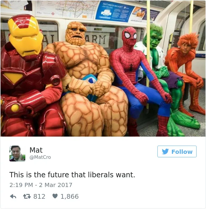 After Someone Posted This Far-Right Tweet Showing "The Future That Liberals Want", It Backfired Hilariously