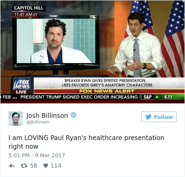 Paul Ryan Presents #Trumpcare, And The Internet's Response Is Hilariously Savage