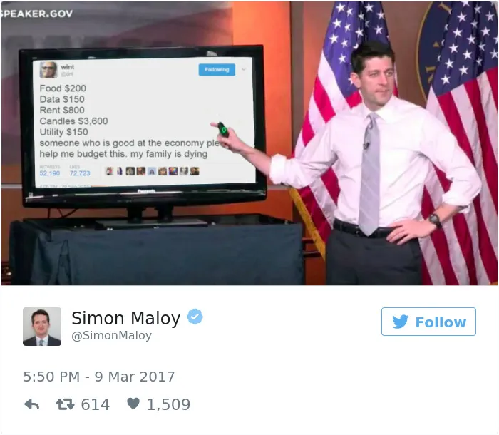 Paul Ryan Presents #Trumpcare, And The Internet's Response Is Hilariously Savage