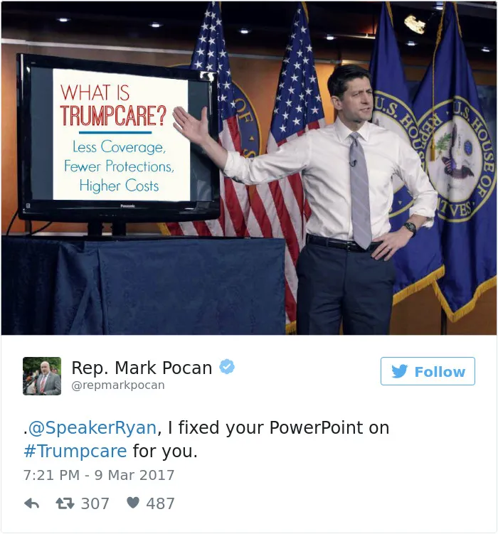 Paul Ryan Presents #Trumpcare, And The Internet's Response Is Hilariously Savage