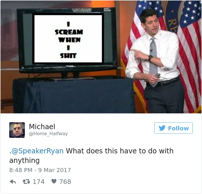 Paul Ryan Presents #Trumpcare, And The Internet's Response Is Hilariously Savage
