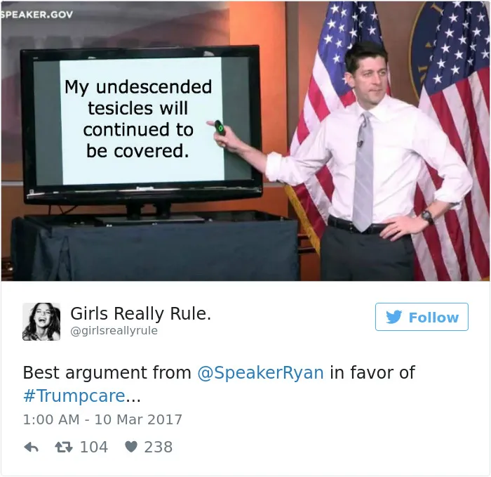 Paul Ryan Presents #Trumpcare, And The Internet's Response Is Hilariously Savage
