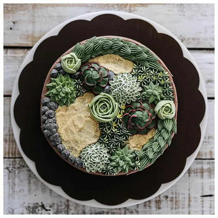 Succulent Cakes By Ivenoven Will Make Every Succulent Lover's Mouth Water