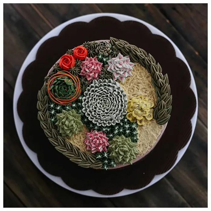 Succulent Cakes By Ivenoven Will Make Every Succulent Lover's Mouth Water