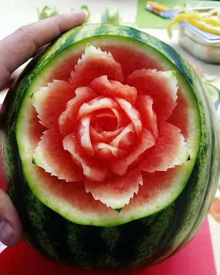 I Turn Watermelons Into Intricate Sculptures