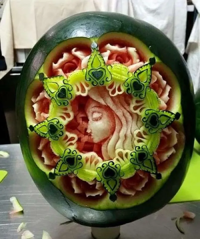 I Turn Watermelons Into Intricate Sculptures