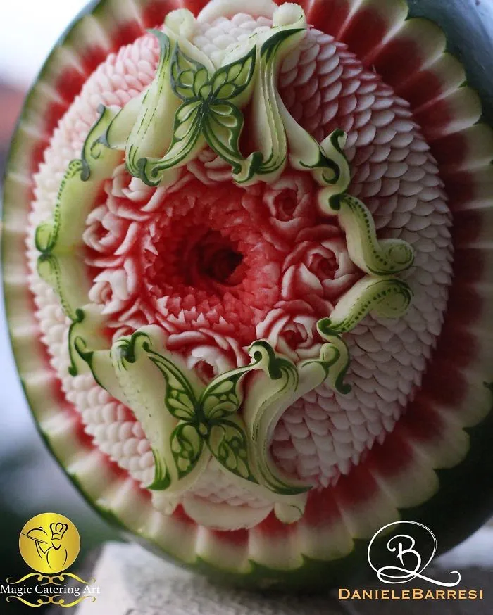 I Turn Watermelons Into Intricate Sculptures