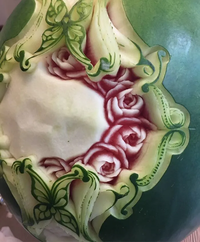 I Turn Watermelons Into Intricate Sculptures
