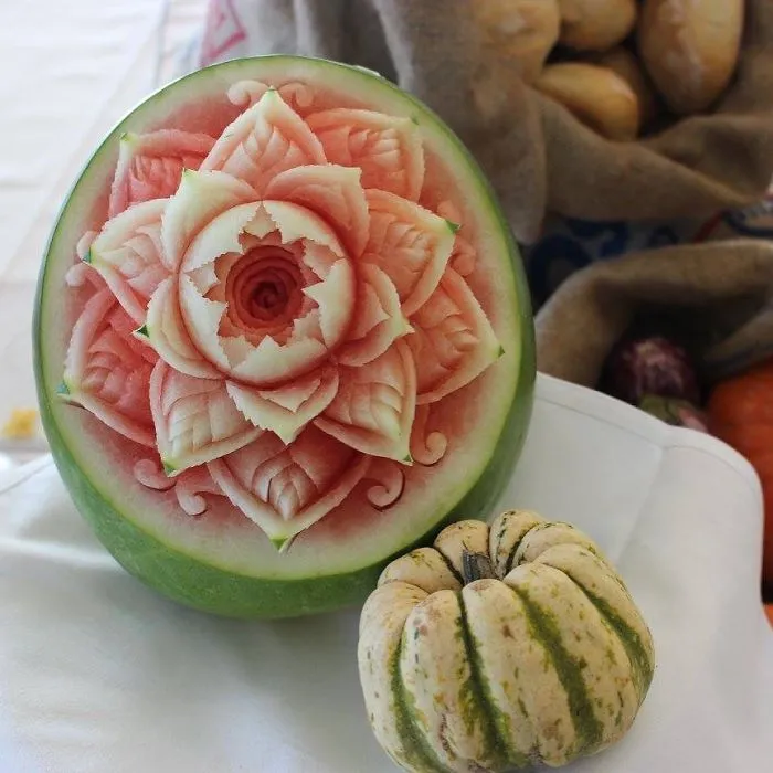 I Turn Watermelons Into Intricate Sculptures