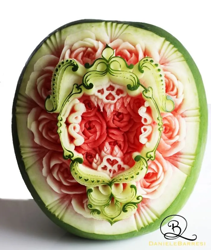 I Turn Watermelons Into Intricate Sculptures