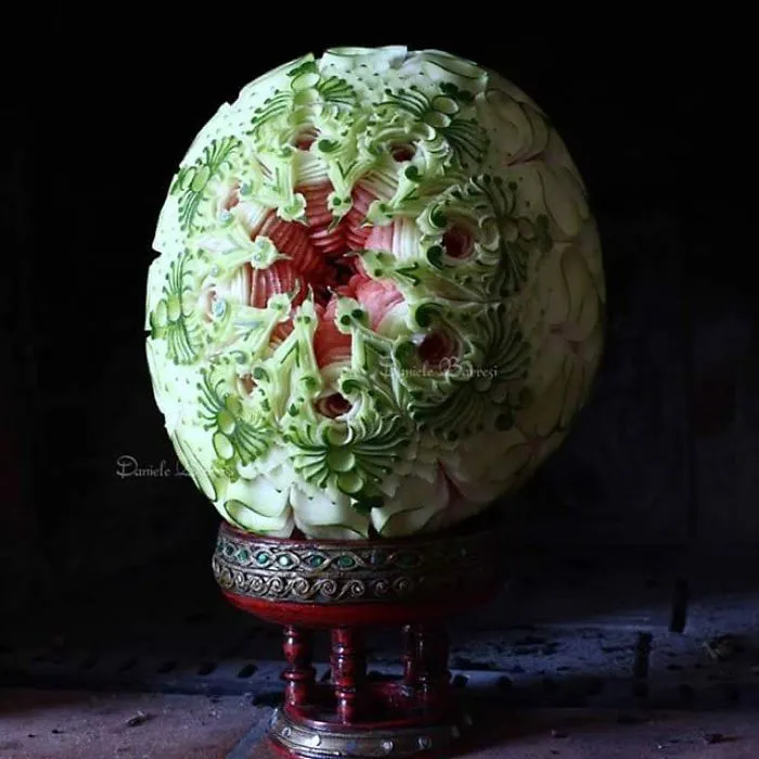 I Turn Watermelons Into Intricate Sculptures
