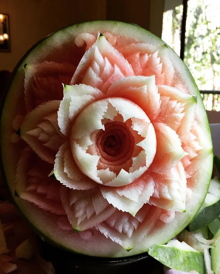 I Turn Watermelons Into Intricate Sculptures