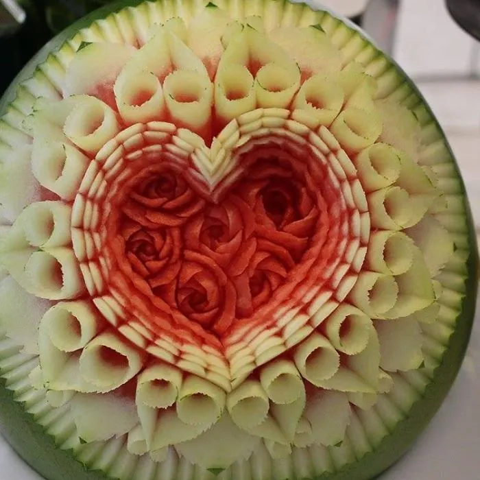 I Turn Watermelons Into Intricate Sculptures